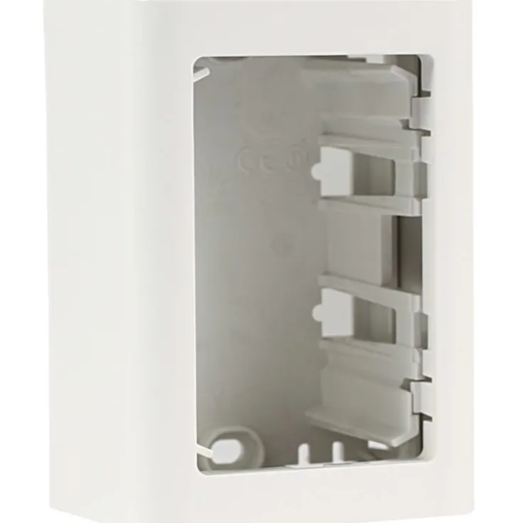 Online LK Fuga Softline underlag 1,5 modul 49 mm, hvid Dåser & Underlag