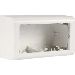 LK Fuga Softline underlag 2 modul vandret 49mm, hvid Dåser & Underlag