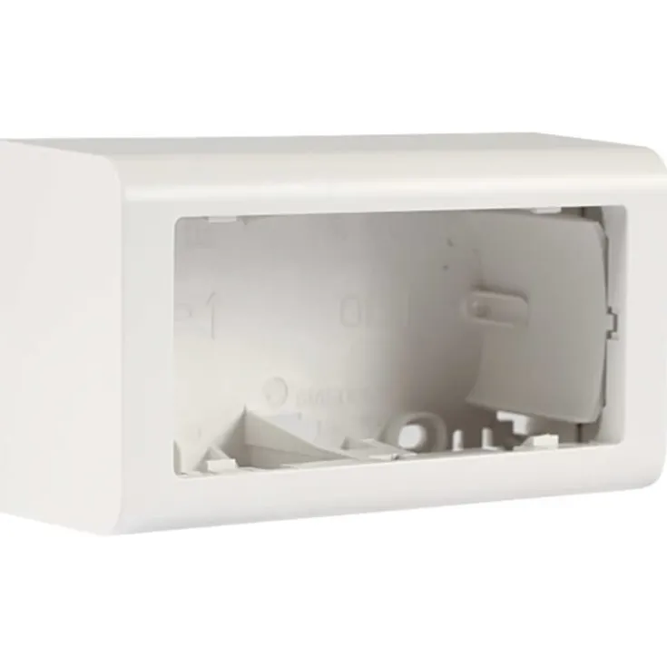 LK Fuga Softline underlag 2 modul vandret 49mm, hvid Dåser & Underlag