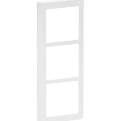 Clearance LK Fuga Soft 63 ramme, 3 modul, lodret, Rammer|Lauritz Knudsen