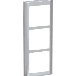 New LK Fuga Soft 63 ramme, 3 modul, lodret, metallic Rammer|Fuga Rammer