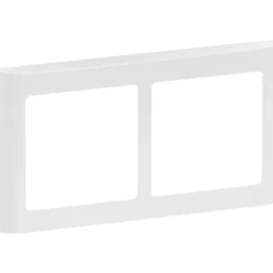 Hot LK Fuga Soft 63 ramme, 2x1 modul, vandret, Rammer|Fuga Rammer