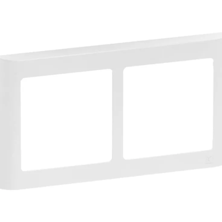 Hot LK Fuga Soft 63 ramme, 2x1 modul, vandret, Rammer|Fuga Rammer