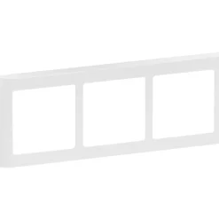 LK Fuga Soft 63 ramme, 3x1 modul, vandret, Rammer|Fuga Rammer