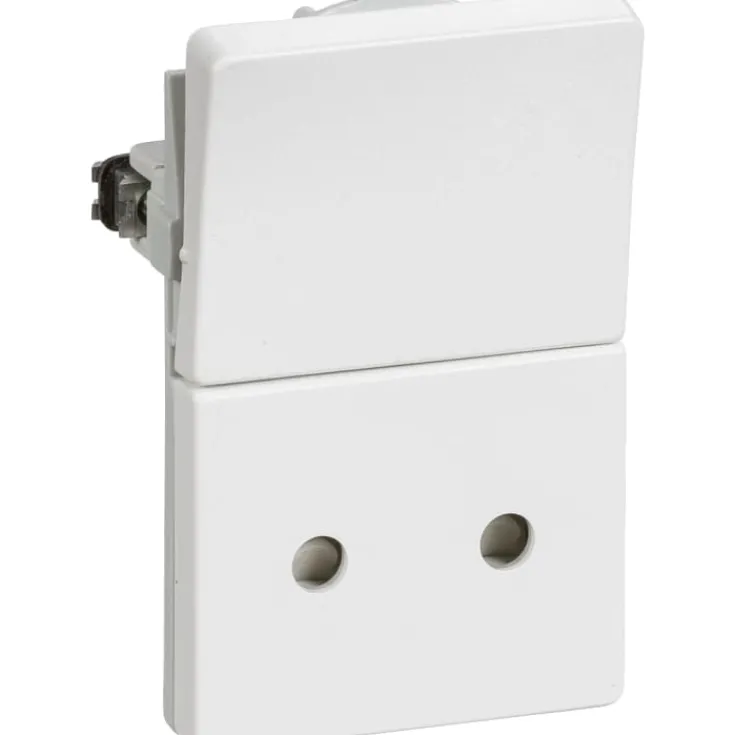 Outlet LK Fuga stikkontakt med afbryder, 1,5 modul, Fuga Stikkontakter|Stikkontakter