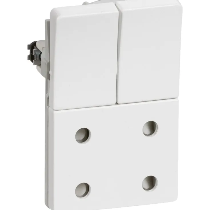 Discount LK Fuga stikkontakt med afbryder, 1,5 modul, Fuga Stikkontakter|Stikkontakter