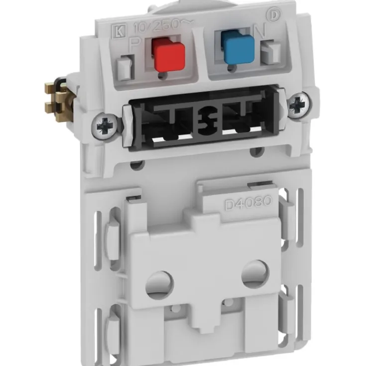 Outlet LK Fuga stikkontakt med afbryder, 1,5 modul, Fuga Stikkontakter|Stikkontakter