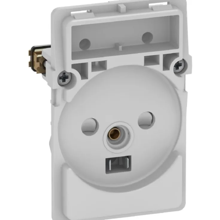Discount LK Fuga stikkontakt med jord, 1,5 modul, Fuga Stikkontakter|Stikkontakter
