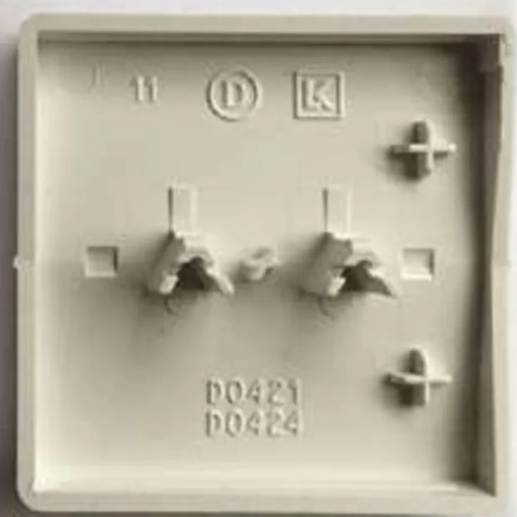 LK Fuga tangent for afbryder, gammel type, 1 modul, Lauritz Knudsen|Fuga Tangenter