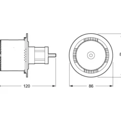 Sale LK hulsav for Fuga Slim forfradåse, Ø65 mm Bits, Toppe & Bor