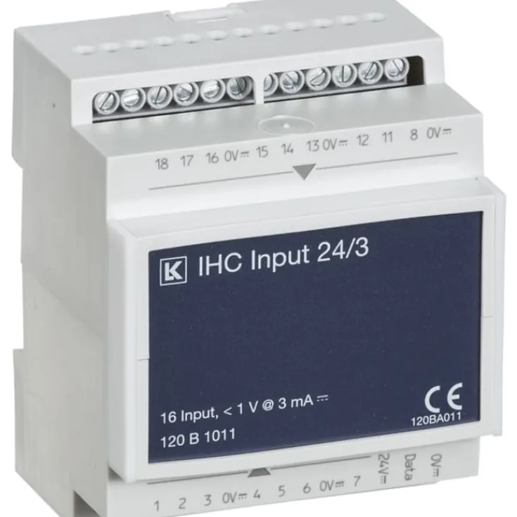 Clearance LK IHC Control input 24V 3 modul Tavlestyring