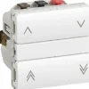 New LK IHC Wireless jalousi standard, 1 modul, hvid Afbrydere|Ihc Wireless