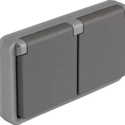 Outlet LK Opus 74 industri dobbelt stikkontakt, Stikkontakter|Opus 74 Stikkontakter