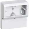 New LK Opus 66 panelunderlag for Fuga antenne/datatudtag 2 modul, hvid Opus 66 Underlag|Dåser & Underlag