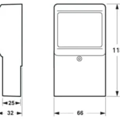 New LK Opus 66 panelunderlag 32 modulm, hvid Opus 66 Underlag|Dåser & Underlag