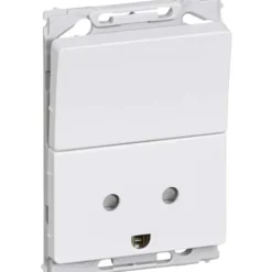 Clearance LK Opus 66 stikkontakt med afbryder 2-polet med jord, hvid Stikkontakter