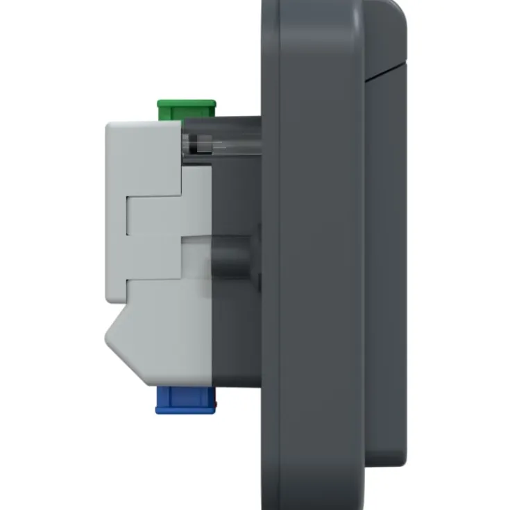 Discount LK Opus 74 stikkontakt med lampe, Stikkontakter|Opus 74 Stikkontakter