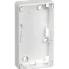 Best LK Opus 66 underlag 23 mm 2 modul, hvid Opus 66 Underlag|Dåser & Underlag