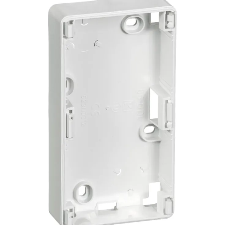 Best LK Opus 66 underlag 23 mm 2 modul, hvid Opus 66 Underlag|Dåser & Underlag