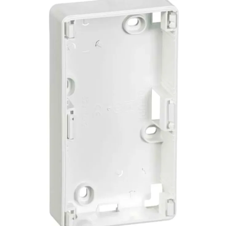Best LK Opus 66 underlag 23 mm 2 modul, hvid Opus 66 Underlag|Dåser & Underlag