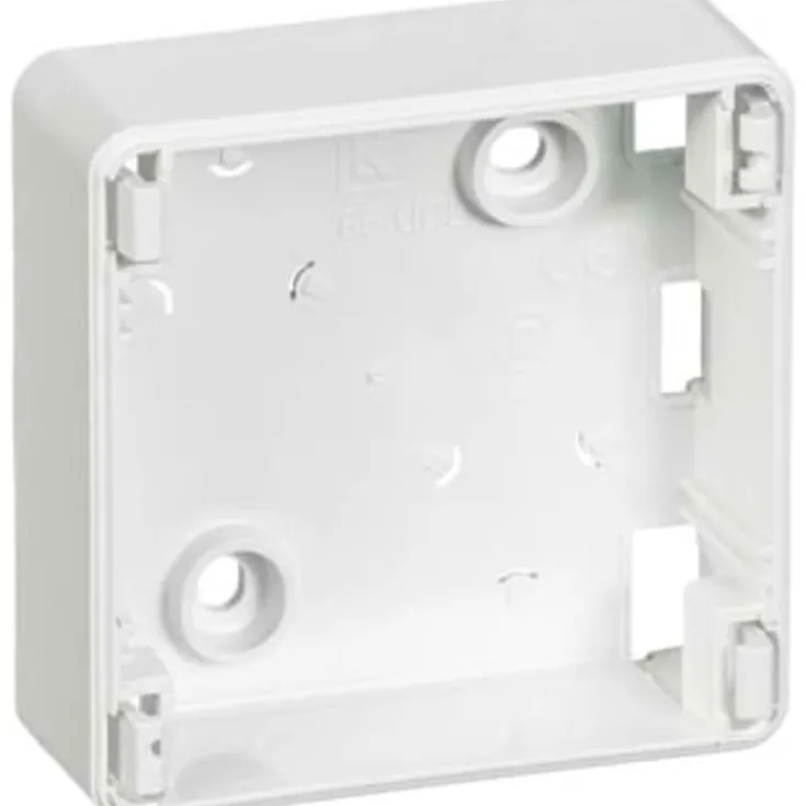 Discount LK Opus 66 underlag 1 modul 23 mm, hvid Opus 66 Underlag|Dåser & Underlag