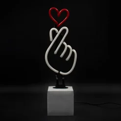 Outlet Finger hjerte neonskilt Neonskilte