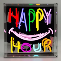 Outlet Happy Hour neonskilt Neonskilte