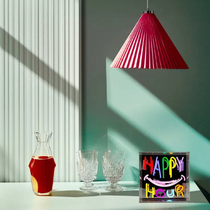 Outlet Happy Hour neonskilt Neonskilte