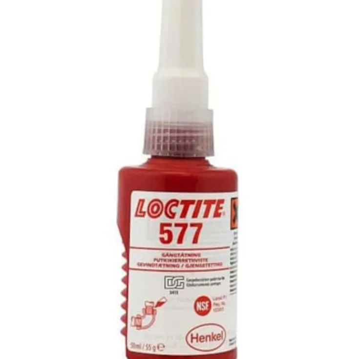 Hot 577 gevindtætning, medium styrke, 50 ml Fuge & Lim