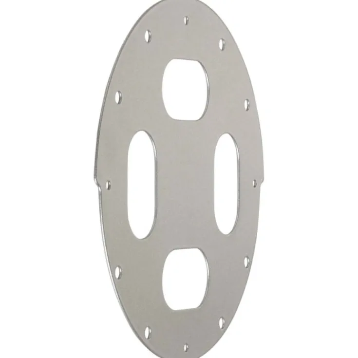 Outlet reservedel: montageplade til skotlampe, aluminium Louis Poulsen