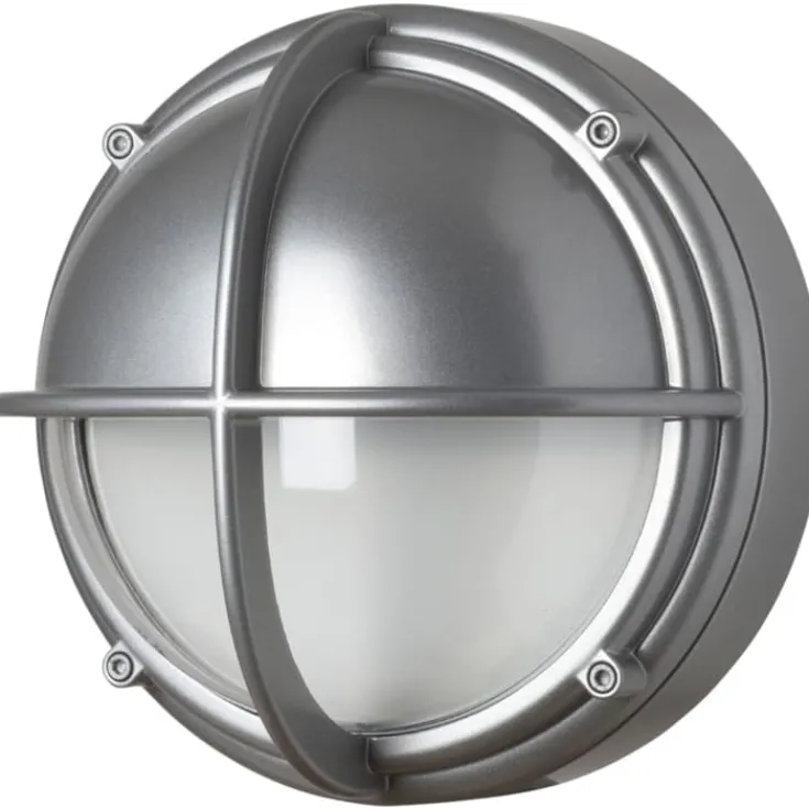 Sale skotlampe, 4000K, halvskærmet, klar aluminium Louis Poulsen
