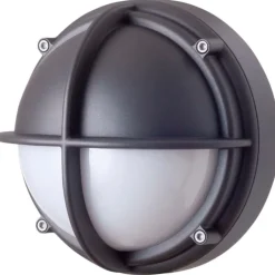 Best skotlampe, 4000K, halvskærmet, opal aluminium Louis Poulsen