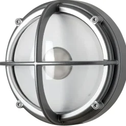 Hot skotlampe, 3000K, uafskærmet, klar aluminium Louis Poulsen