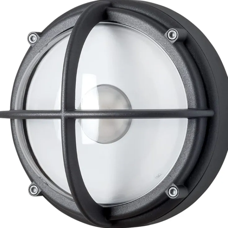 Sale skotlampe, 4000K, uafskærmet, klar grå Louis Poulsen