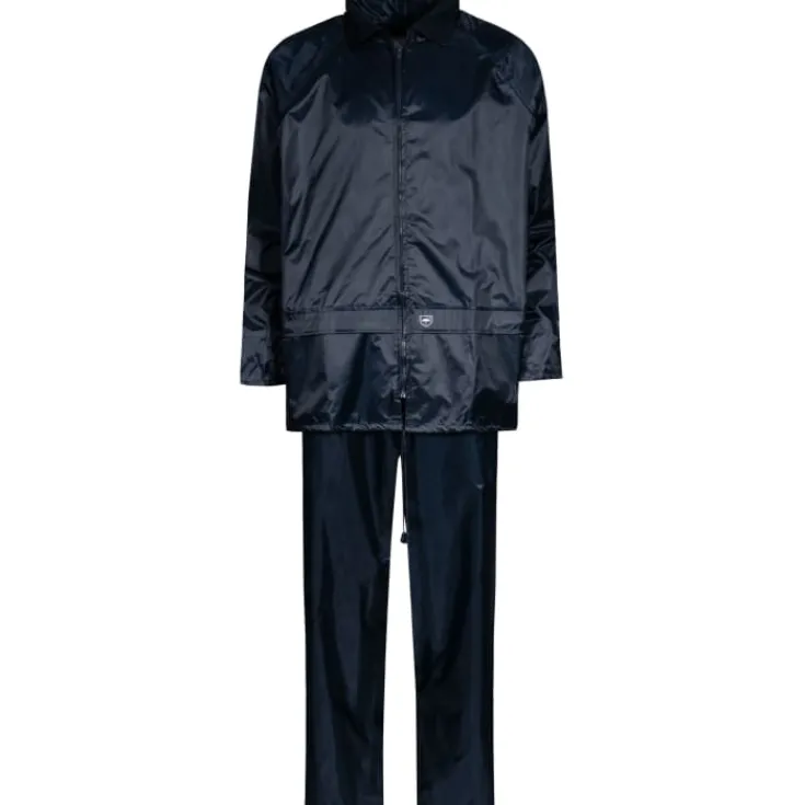 Hot Lyngsøe Nylon regnsæt, marineblå, str. 2XL Regntøj