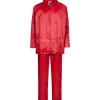 Hot Lyngsøe Nylon regnsæt, rød, str. 2XL Regntøj