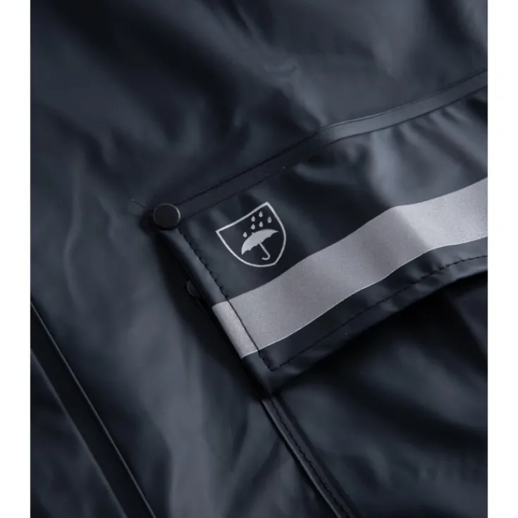Clearance Lyngsøe PU regnsæt, marineblå, str. 6XL Regntøj