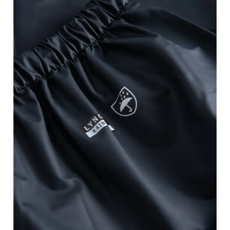 Clearance Lyngsøe PU regnsæt, marineblå, str. 6XL Regntøj