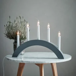 Clearance Atle julelysestage, 5 lys, Julepynt Med Lys