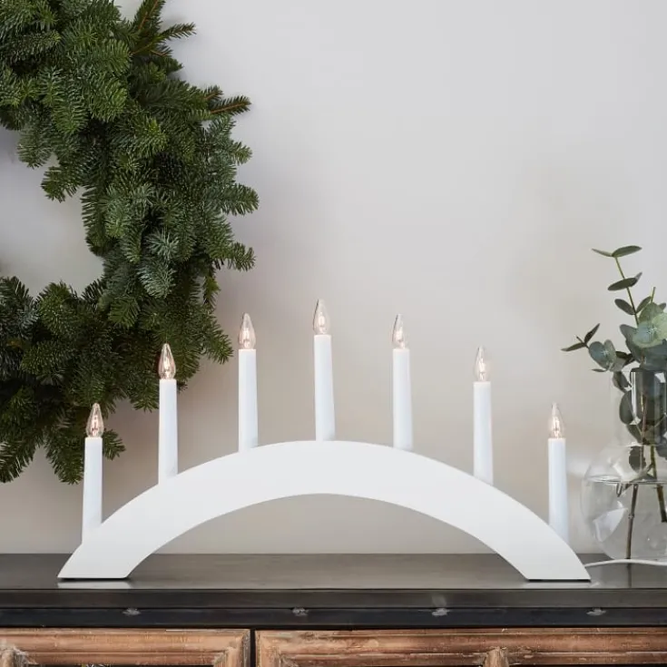 Sale Atle julelysestage, 7 lys, Julepynt Med Lys