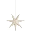 Online Baroque julestjerne med lys, 45 cm, hvid/guld Julestjerner Med Lys