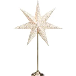 Clearance Baroque stjerne LED bordlampe Julepynt Med Lys