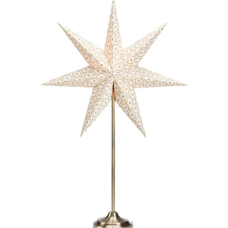 Clearance Baroque stjerne LED bordlampe Julepynt Med Lys