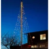 Sale Galax julelys til flagstang 8+2M 288 LED lys Udendørs Julelys