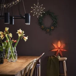 Discount Gleam stjerne med lys, Julepynt Med Lys