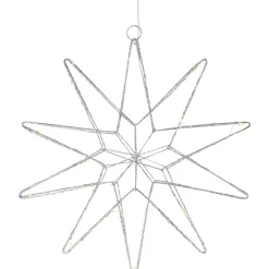 New Gleam stjerne med lys, Julepynt Med Lys
