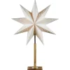 Outlet Solvalla julestjerne med lys, 65 cm, hvid Julestjerner Med Lys