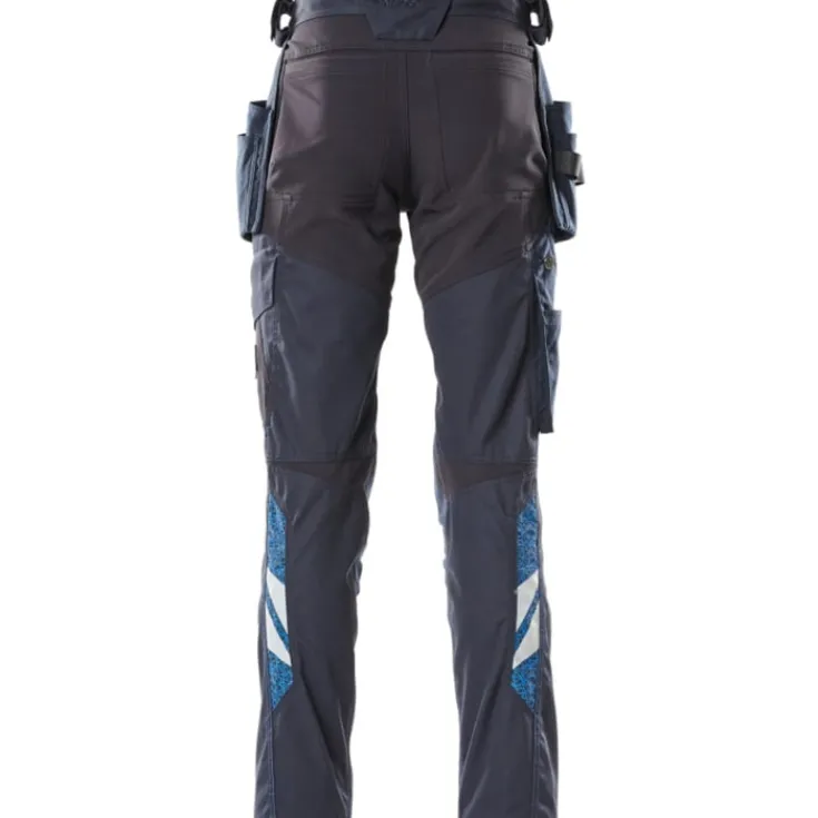 Sale Accelerate håndværkerbukser med stretch, marineblå, str. Bukser & Shorts