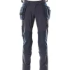 Accelerate håndværkerbukser med stretch, marineblå, str. 82C62 Bukser & Shorts
