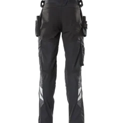 Accelerate håndværkerbukser med stretch, sort, str. Bukser & Shorts